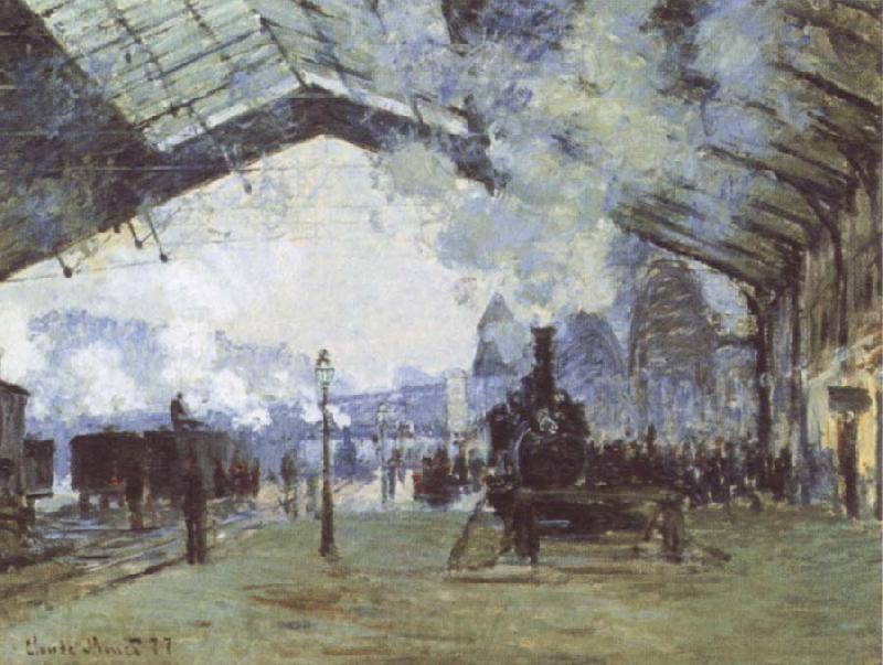 Claude Monet The Train from Normandy France oil painting art